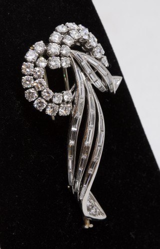 Bijouterie, Joaillerie Broche - Broche or et platine