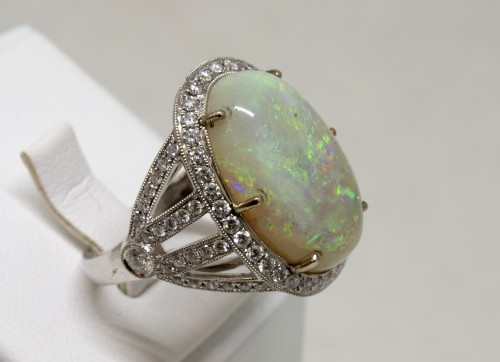 Bijouterie, Joaillerie Bagues - Bague opale