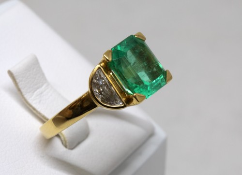 Bague Emeraude - Bijouterie, Joaillerie Style 