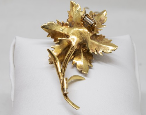 XXe siècle - Hermès - Broche fleur