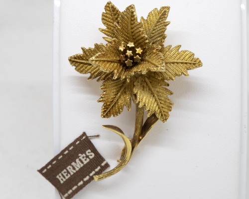 Hermès - Broche fleur - 