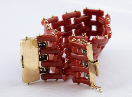 Bracelet en corail - Jacqueline & Claude Barbanel