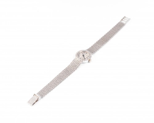 Bijouterie, Joaillerie  - Montre en or sertie de petits diamants