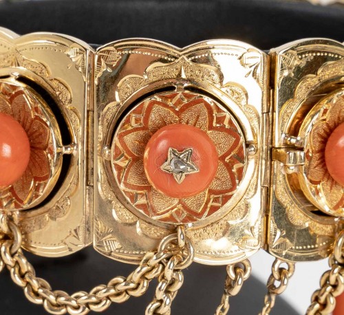 Antique Jewellery  - Napoleon III bracelet