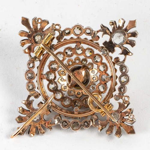 Bijouterie, Joaillerie Broche - Broche Napoléon III