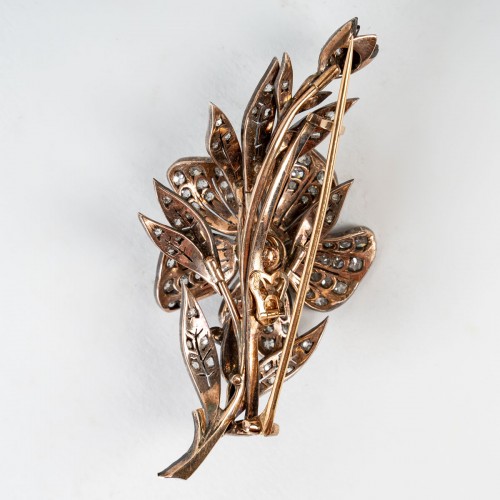 Bijouterie, Joaillerie Broche - Broche "Trembleuse" Napoleon III