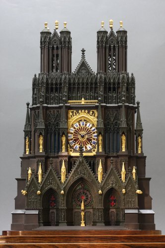 Restauration - Charles X - French &quot;Cathedral&quot; clock, circa 1830