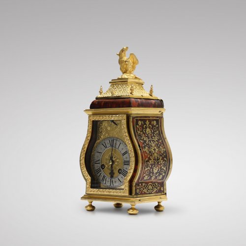 XVIIe siècle - Fine et petite pendule portable Louis XIV, Ourry à Paris