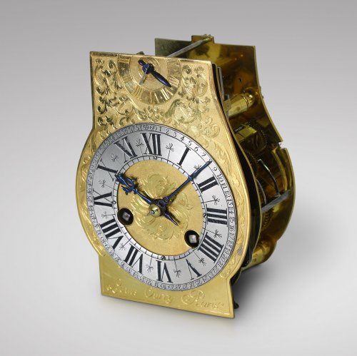 Antiquités - Late 17th C. Fine and Small Portable Clock, Ourry à Paris