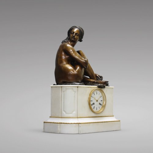 Horlogerie Pendule - Odalisque, d'après James Pradier