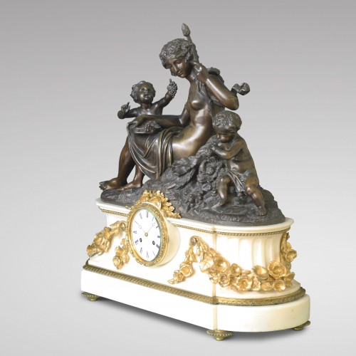 19th century - &quot;Autumn&quot;, Large Mantel Clock