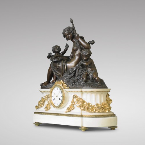 &quot;Autumn&quot;, Large Mantel Clock - Napoléon III