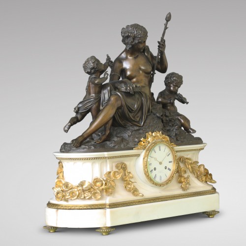 Antiquités - &quot;Autumn&quot;, Large Mantel Clock