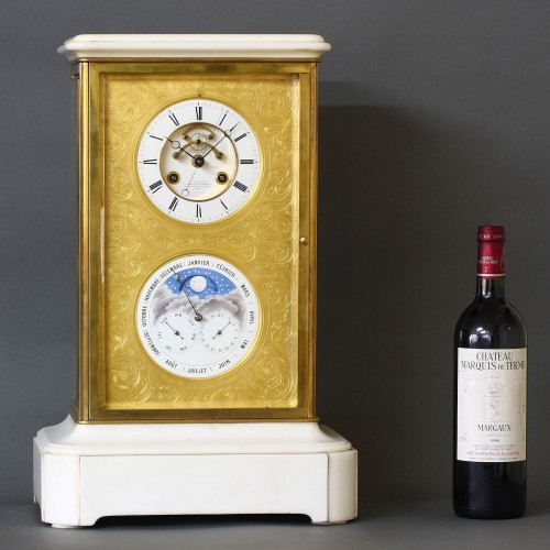 Detouche - Régulateur de précision avec calendrier perpétuel - Horlogerie Style Napoléon III