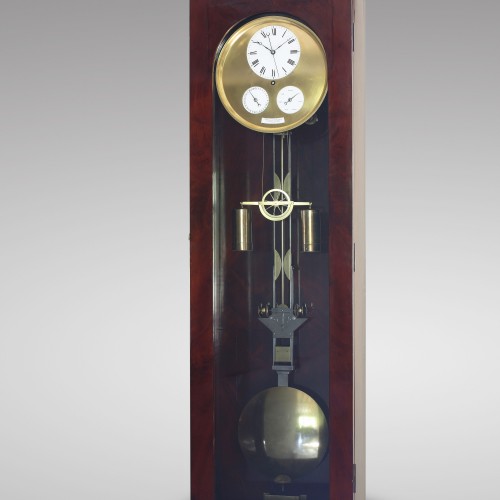 19th century - Precision calendar floor-standing regulator with experimental pendulum