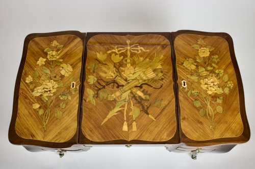 Antiquités - Parisian Poudreuse of the Transitional Period, ca. 1770
