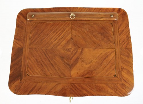Table Chiffonière d'époque Louis XV en marqueterie - Jakob F. Müller Antiquitäten