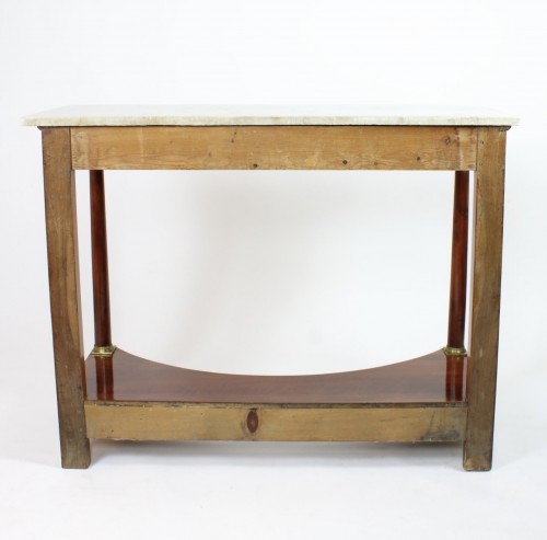 Mobilier Console - Console Néoclassique en noyer d'époque Empire