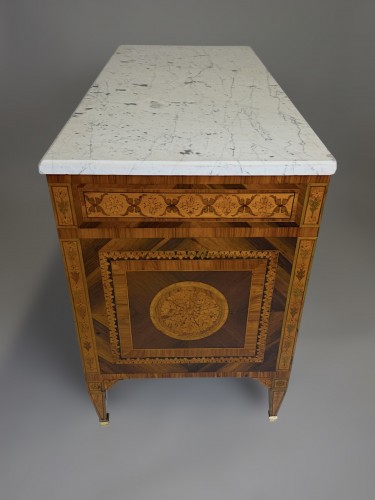 Furniture  - 18th C. Neoclassical Marquetry Commode, Workshop of Maggiolini