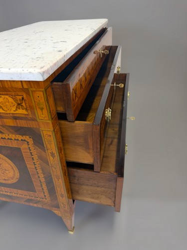 18th C. Neoclassical Marquetry Commode, Workshop of Maggiolini - Louis XVI