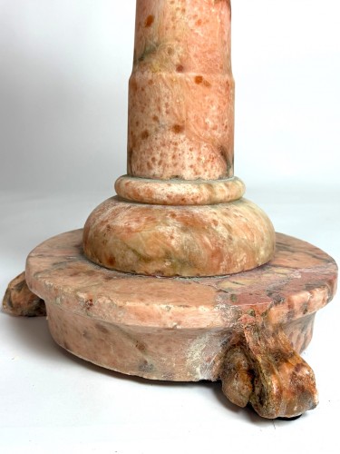 19th century - 19th Century French Breccia Pedestal Table