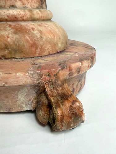 19th Century French Breccia Pedestal Table - Empire