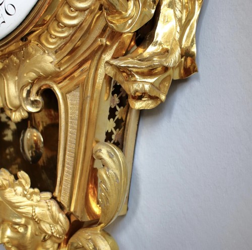 Grand cartel d'applique Louis XVI en bronze doré - Louis XVI