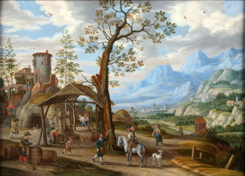 The wine cultivation - Isaak van Oosten (1613-1661) - 