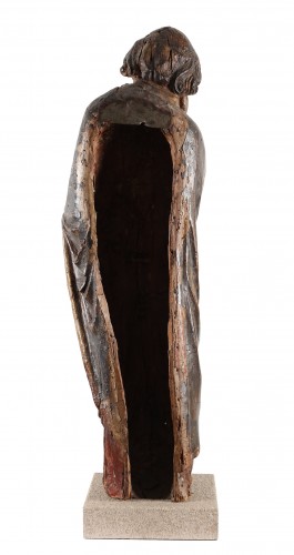 Saint-Jean-Baptiste - École flamande, XVe siècle - Sculpture Style 