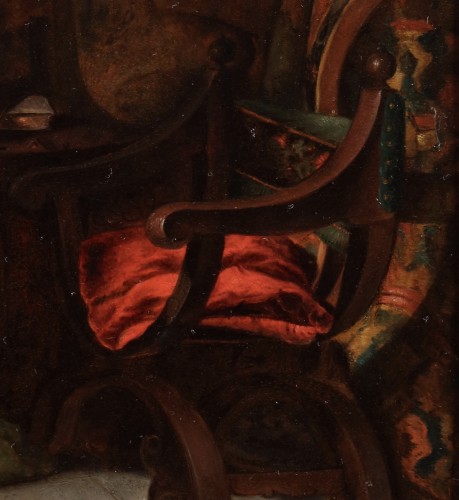 Portrait d'une dame élégante - Attr. à Willem van Mieris (1662-1747) - 