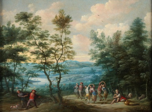 Paysans dansants - Frans Wouters (Lier 1612 - Anvers 1659)