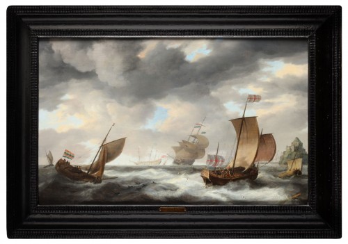 Navires en pleine mer - Bonaventura Peeters (Anvers 1614-1652) - Jan Muller