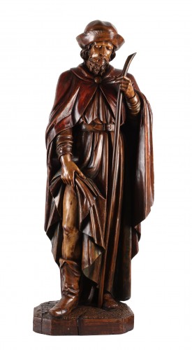 Saint Roch - French School 18th century - Sculpture Style 