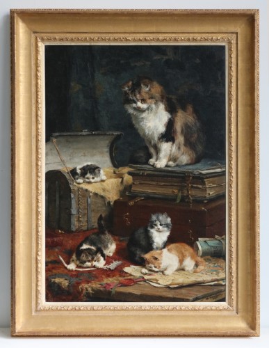 The Playful Four - Charles van den Eycken (Antwerp 1859-1923) - 