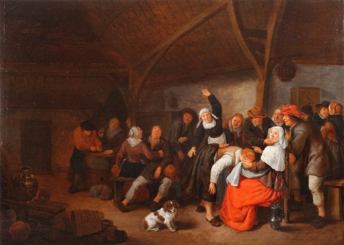 Un jeu de mains chaudes - Jan Miense Molenaer (1610-1668)