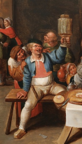 Le bordel - Attribué à Cornelis de Baellieur (Anvers 1607 - 1671) - 