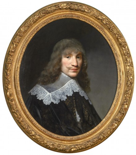 Deux portraits, l'un d'un homme et l'autre d'une dame - Jan van Ravensteyn - Tableaux et dessins Style 
