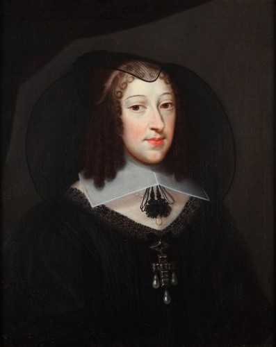 Tableaux et dessins Tableaux XVIIe siècle - Christine de France, duchesse de Savoi - École franco-flamande (XVIIe siècle)