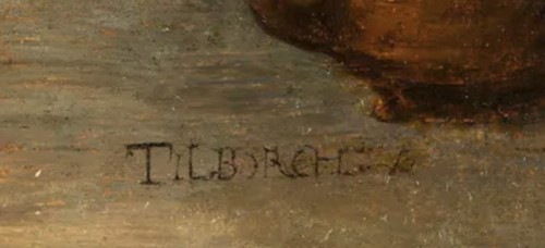 Peasants smoking and drinking - Gillis van Tilborgh (c. 1625 - 1678) - 