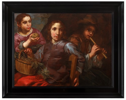 Portrait of three children - Bernhard Keil (1624-1687)