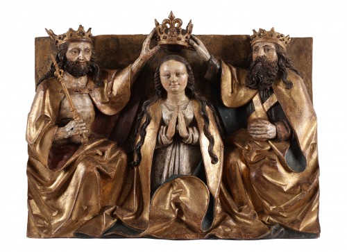 The coronation of the Virgin - Altenburg in Thüringen. circa 1500