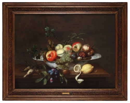 Frans Ykens (1601-1693) Nature morte aux fruits dans une coupe