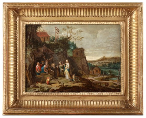 La tentation de saint Antoine - Attribué à Cornelis de Baeillieur