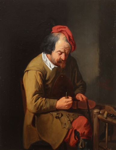 The Shoemaker - David Rijckaert III (1612 - 1661) - Paintings & Drawings Style 