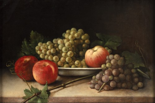 Two fruit Still lifes - European School, 18th century - Paintings & Drawings Style 