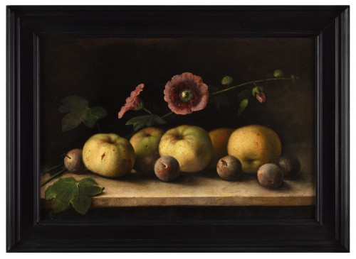 18th century - Two fruit Still lifes - European School, 18th century