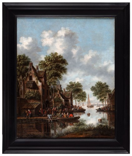 The ferry crossing - Thomas Heeremans (1641-1694)