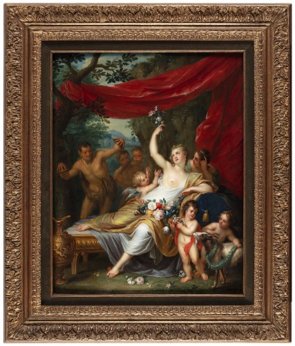 Venus surprised by Satyrs - Balthasar Beschey (1708 - 1776)