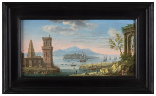 17th century - A winter town and a summer port - Orazio Grevenbroeck (1676 - 1739) 