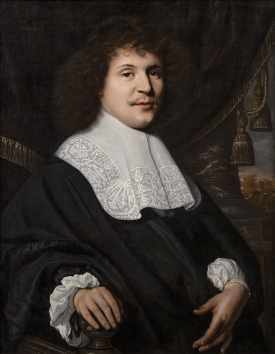 Portrait of a man - Pieter Nason (1612 - 1688) - Paintings & Drawings Style 